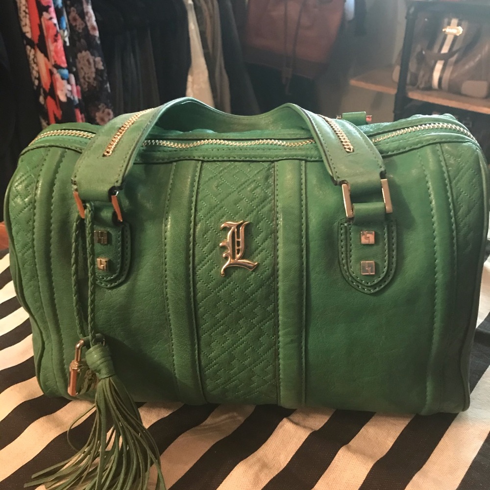 L.A.M.B leather satchel